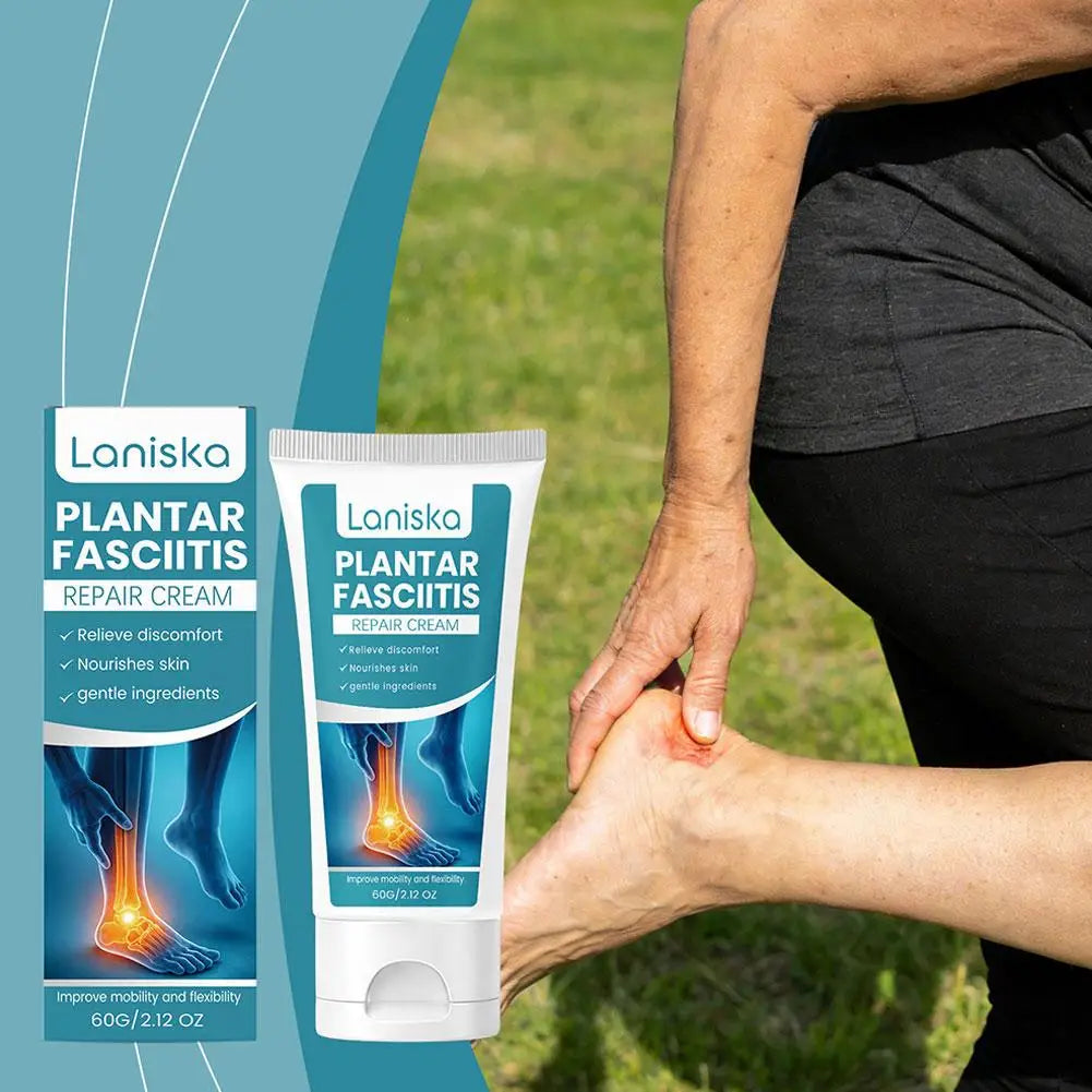 Natural Plantar Fasciitis Relief Cream for Heel Spurs Achy Feet Treatment Legs Gel Cream Cooling Refreshing Moisturizing Care