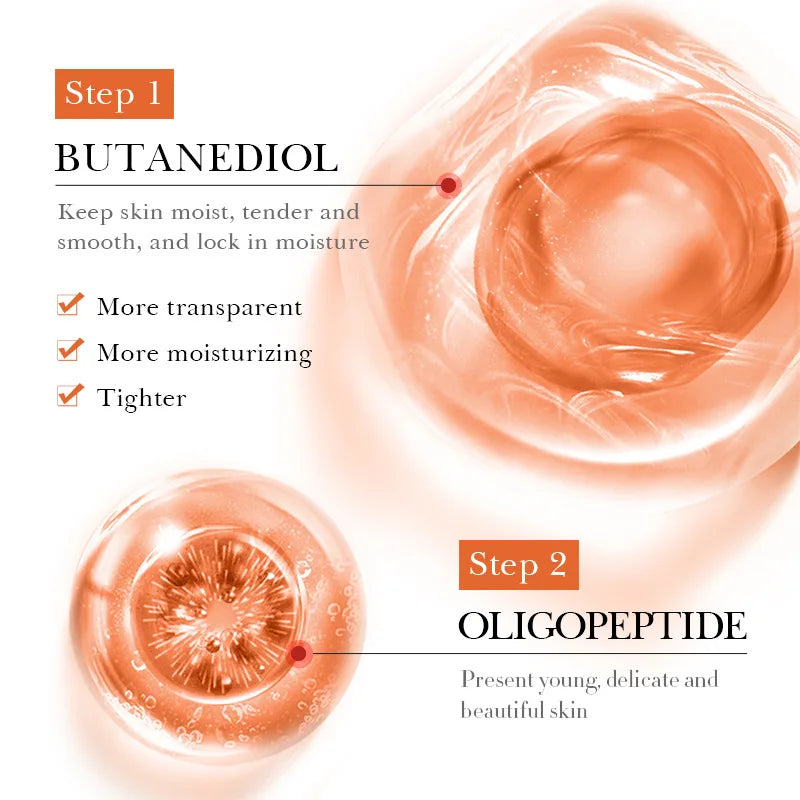 BIOAOUA Oligopeptide Face Freeze-dried Powder Set Sensitive Skin Moisturizing and Smoothing Hyaluronic Acid Essence
