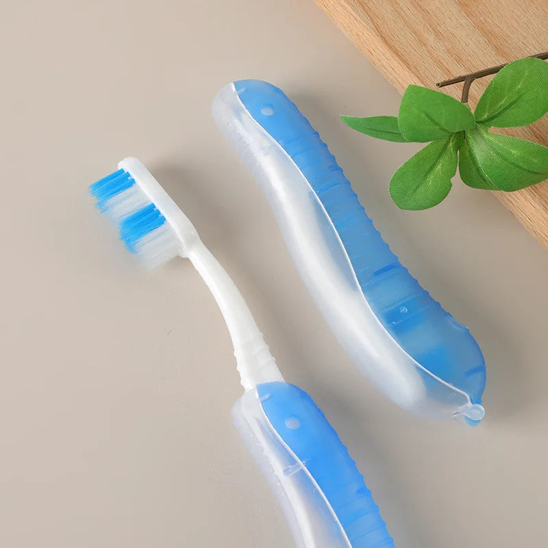 Hygiene Oral Portable Disposable Foldable Travel Camping Toothbrush Hiking Tooth Brush Tooth Cleaning Tools