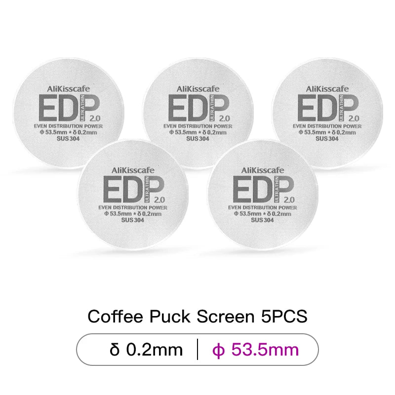Alikisscafe Coffee Puck Screen Magnetic Espresso Filter 49.5mm 51mm 53.5mm 57.3mm 58.5mm Barista Portafilter Accessories Tools