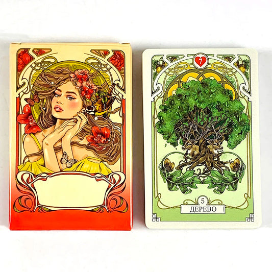 New Oracle Cards A 37 Deck Russian Version Board Playing Games Oracle Cards For Family and Friends Party,Holiday Games