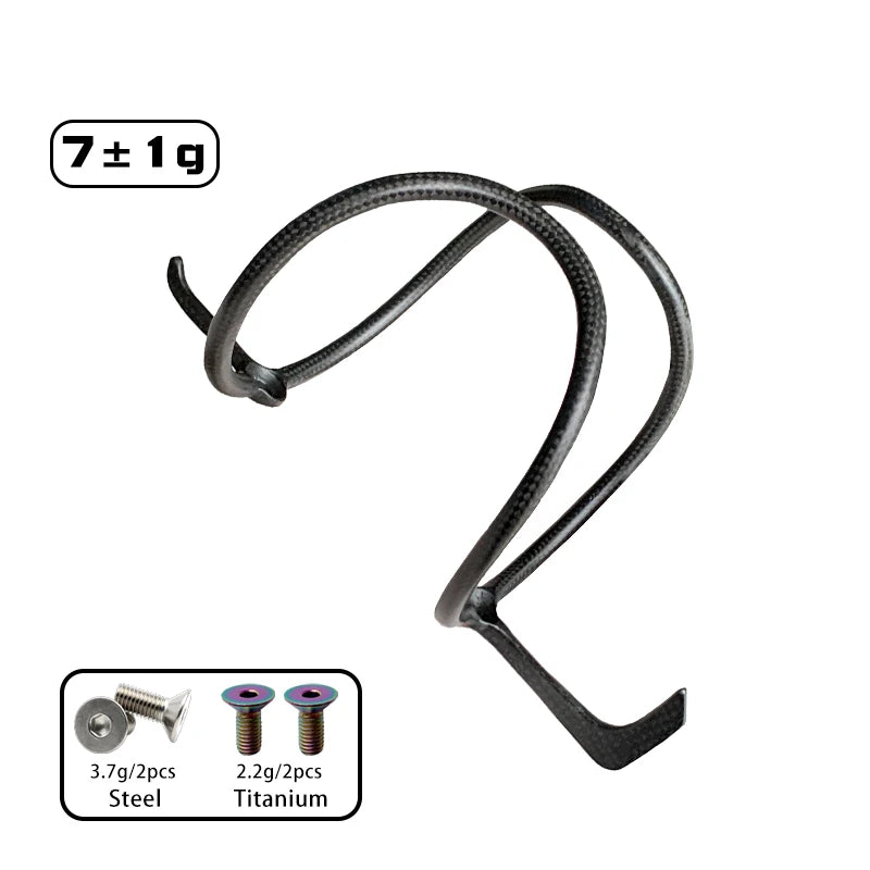 7/9g Ultralight Carbon Bottle Cage Bicycle Water Bottle Holder Road Bike MTB Matte/Glossy Cup Cycling Accessories Titanium Alloy