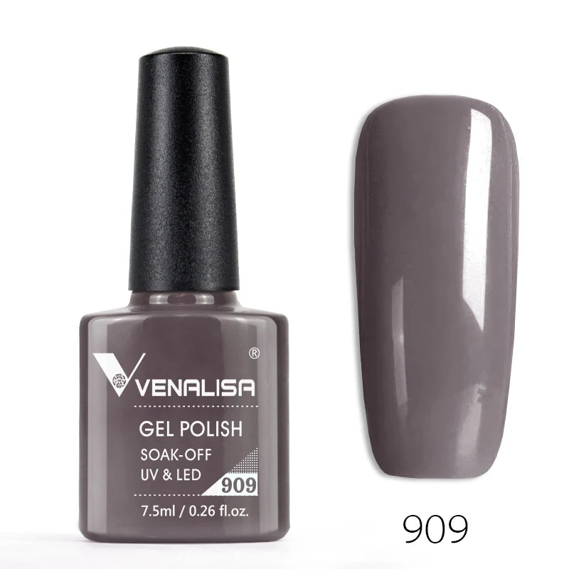 Venalisa Nail Gel Polish Semi Permanent Salon Quality TPO Free Glitter 7.5ml Soak off UV LED Nail Gel Varnish