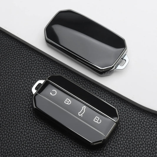 Soft TPU Car Key Case for Chery Jaecoo J5 J7 5 7 EV Fashion Car Key Protective Shell Fob Cover Holder Keychain Accessories