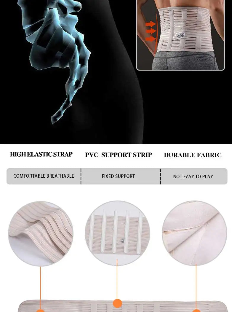 JINGBA SUPPORT Waist Trainer Body Shaper Abdominale Sports Lumbar Joint Protector Sports Fitness Sweat Belt Faja Hombre
