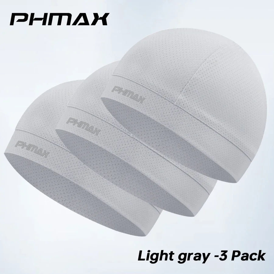 PHMAX Ice Silk Cycling Cap Mesh Breathable Ice Cool Sports Cap Sun Protection Cycling Cap Bicycle Mask Sports Headband