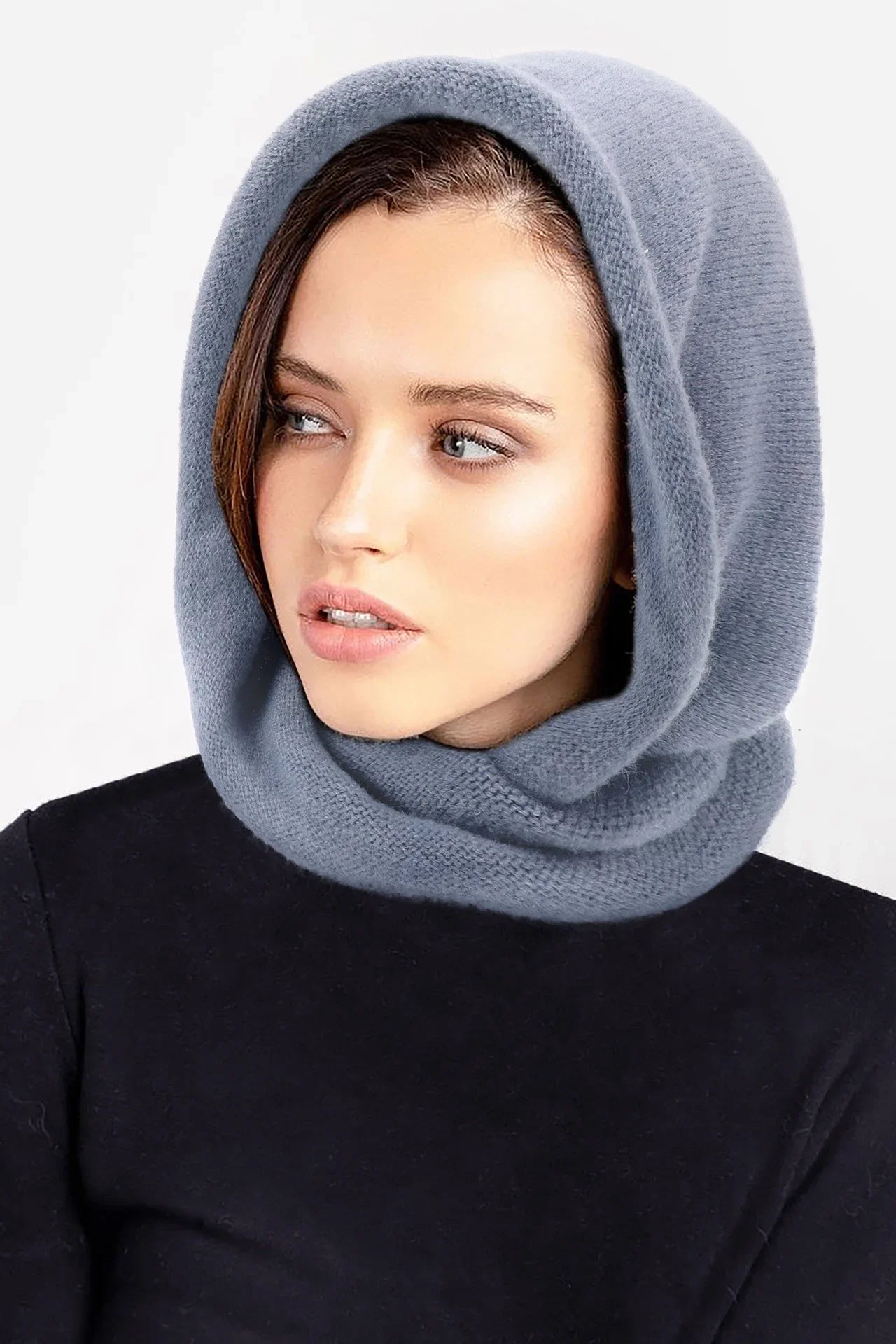 Fashion Women Winter Scarf Hat Set Knitted Cap Warm Balaclava Skullies & Beanies