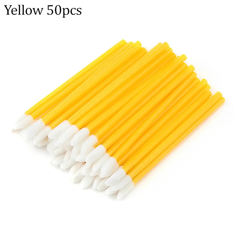 50pcs Eyelash Brushes Reusable Mascara Wands Applicator Spoolers for False EyeLashes Extension Women Lashes Cosmetic Supplies