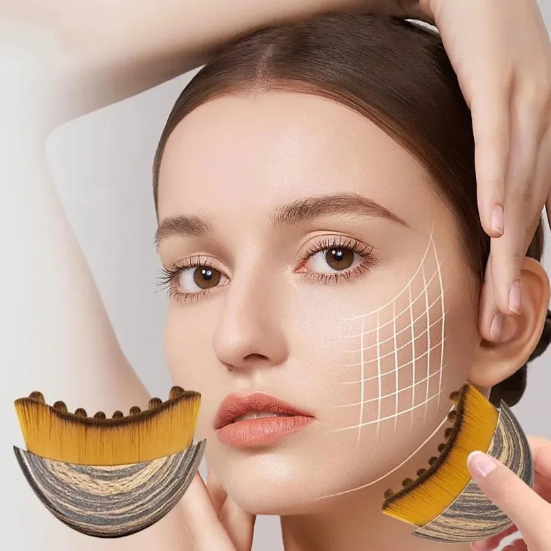 Lymphatic Drainage Facial & Body Massage Brush for Fatigue Relief Essential Beauty Tool for Conscious Women