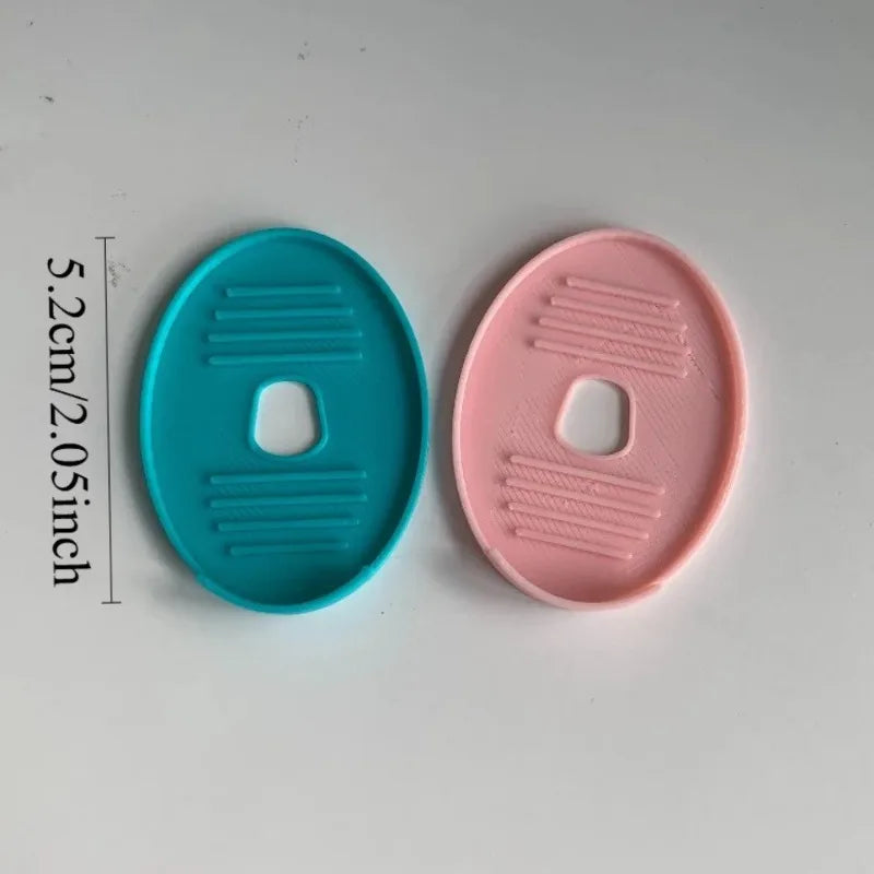 2pcs Electric Toothbrush Charging Base Protective Mat for Draining Water Keep The Charging Base Free from Dirt And Residue
