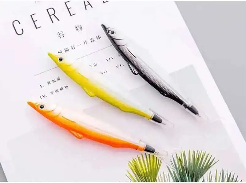 1 Piece Lytwtw's Cute Kawaii Sea Fish Stationery Creative Ballpoint Pen Office School Supply Novelty Funny Lovely Pens