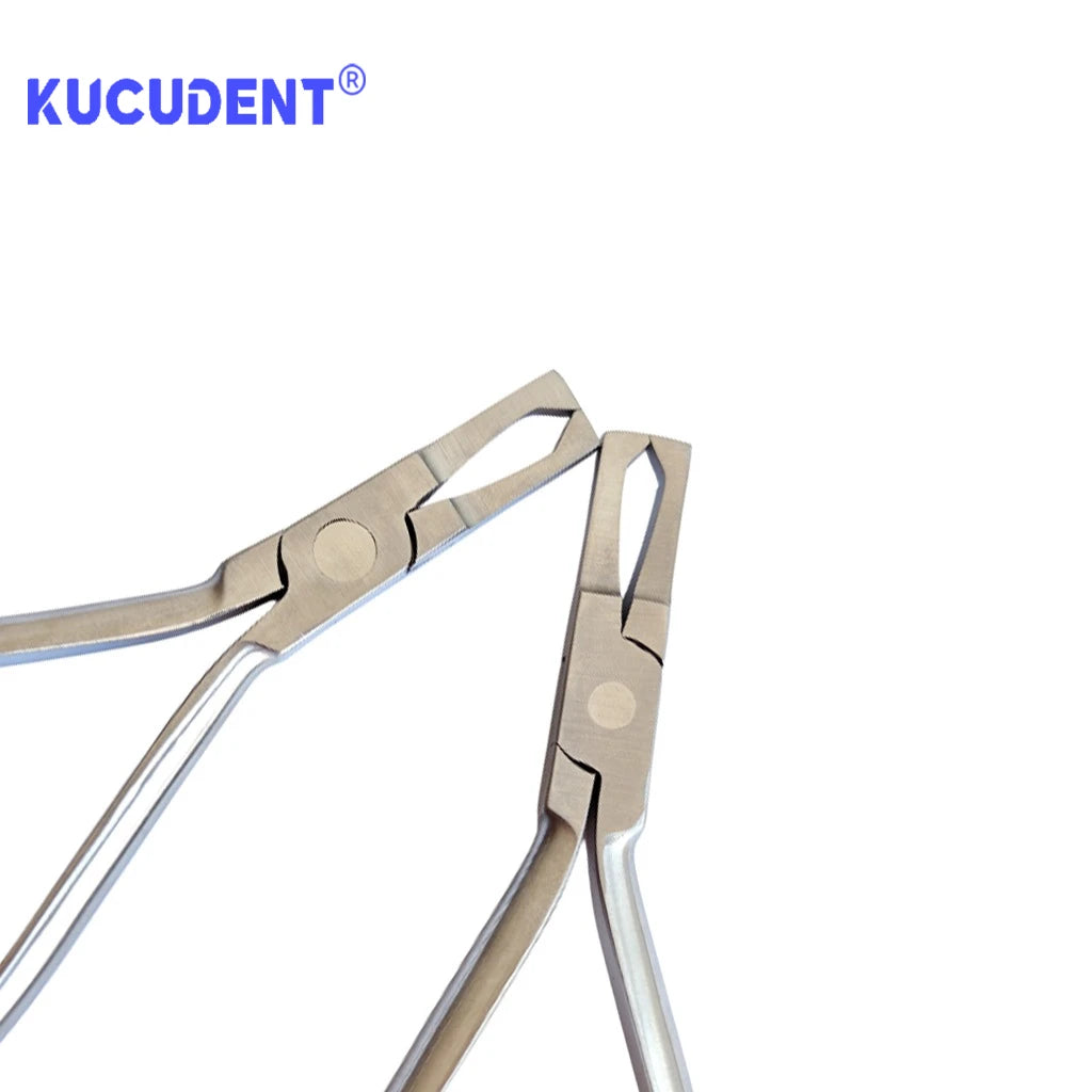 1 PC Dental Anterior Teeth Bracket Removing Pliers - Stainless Steel Orthodontic Forceps for Cutting Adhesive & Bracket Removal