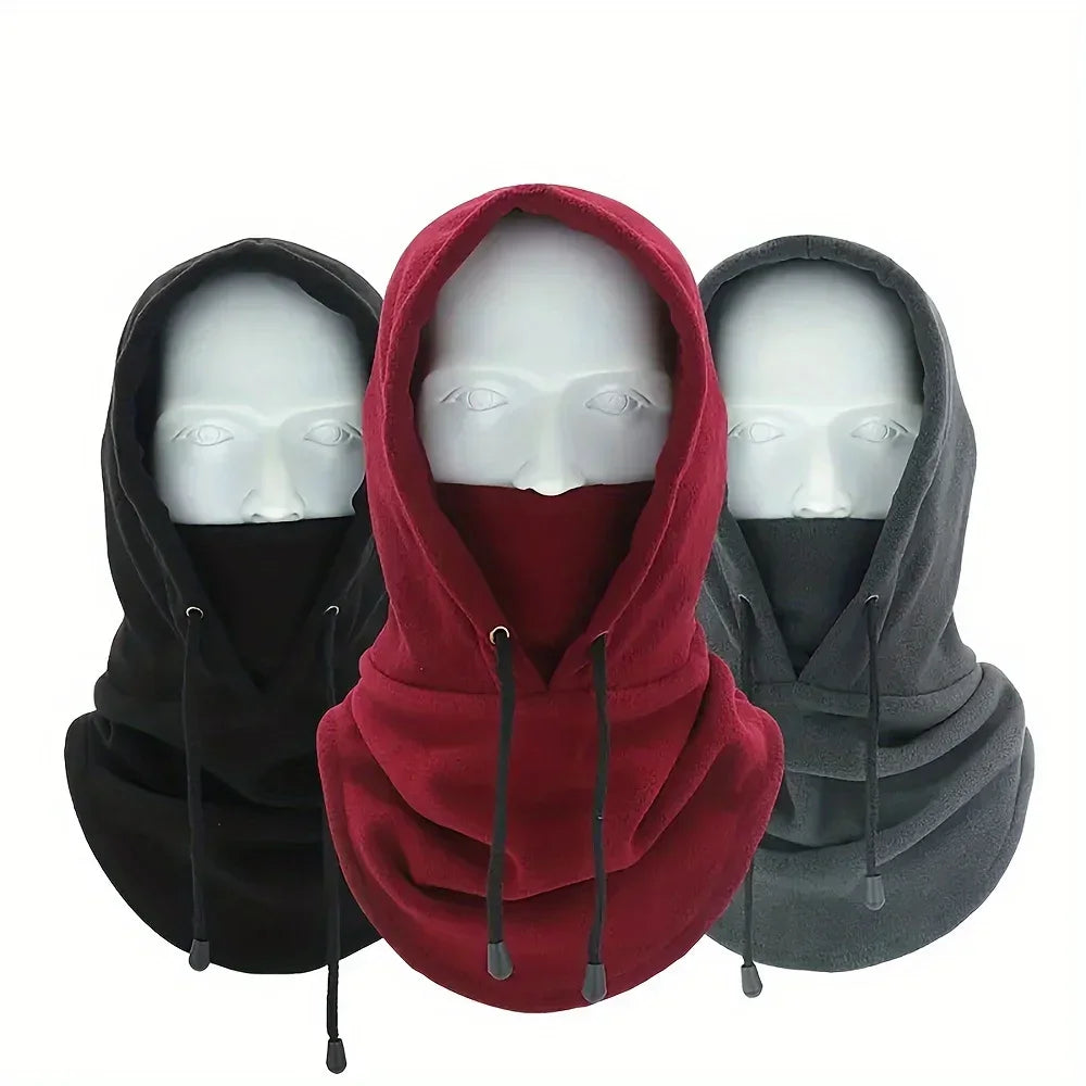 Winter Balaclava Set, Windproof Warm Hat for Outdoor Cycling and Skiing with Neck Warmer – Perfect Gift for Christmas/Halloween/