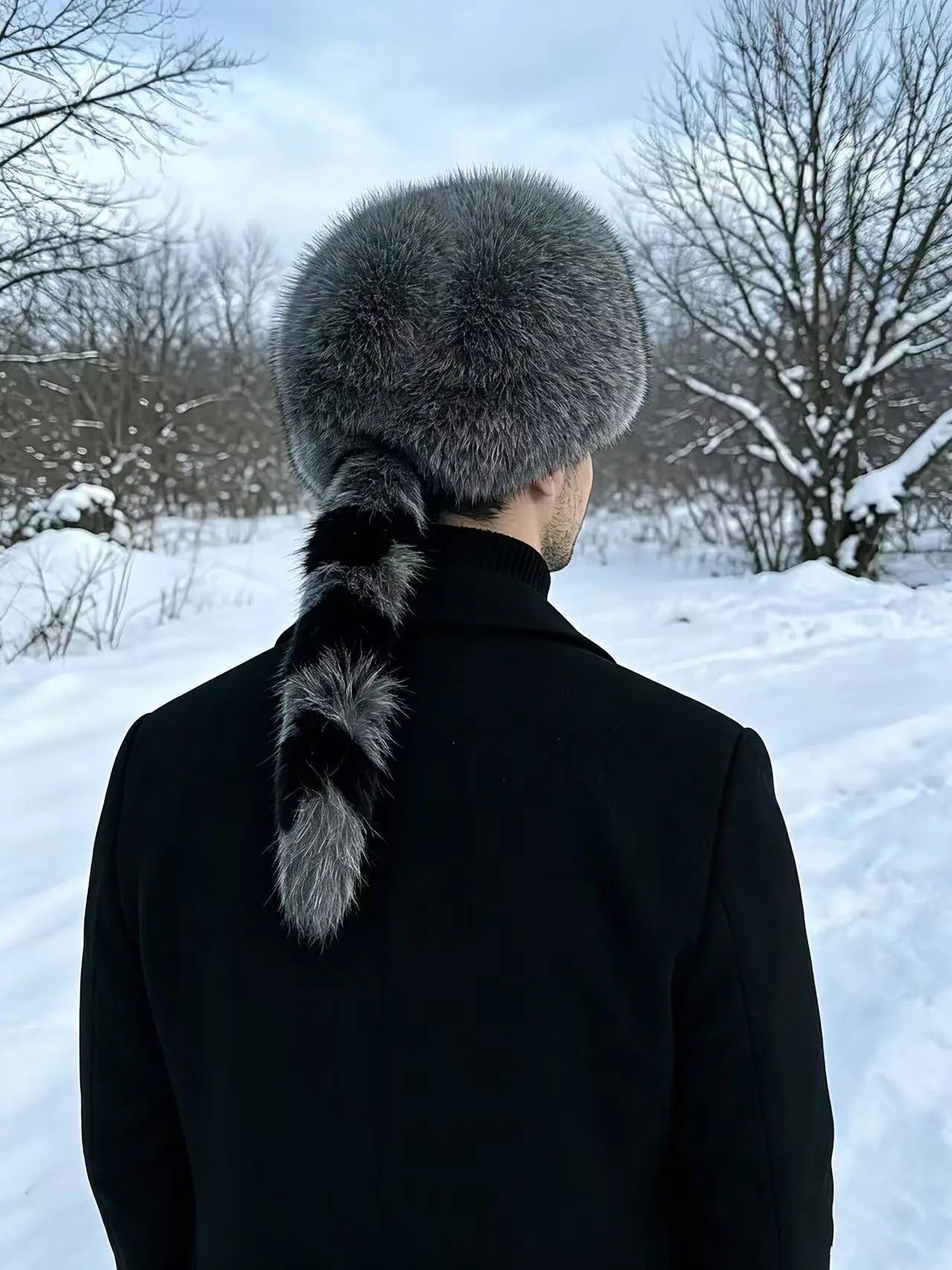Men's Winter Hat, Windproof and Warm Ski Ear Protection Hat, Lightweight and Warm with Fleece Lining, Suitable for Skiing, Hiking, and Everyday Cold Weather - Winter Accessory, a Must-Have for Skiing