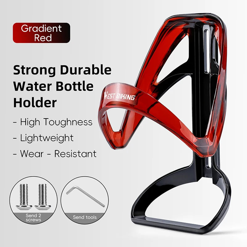 WEST BIKING Bicycle Bottle Cage Lightweight High Toughness Cycling Water Bottle Holder Drink Cup Stand MTB Road Bike Accessories