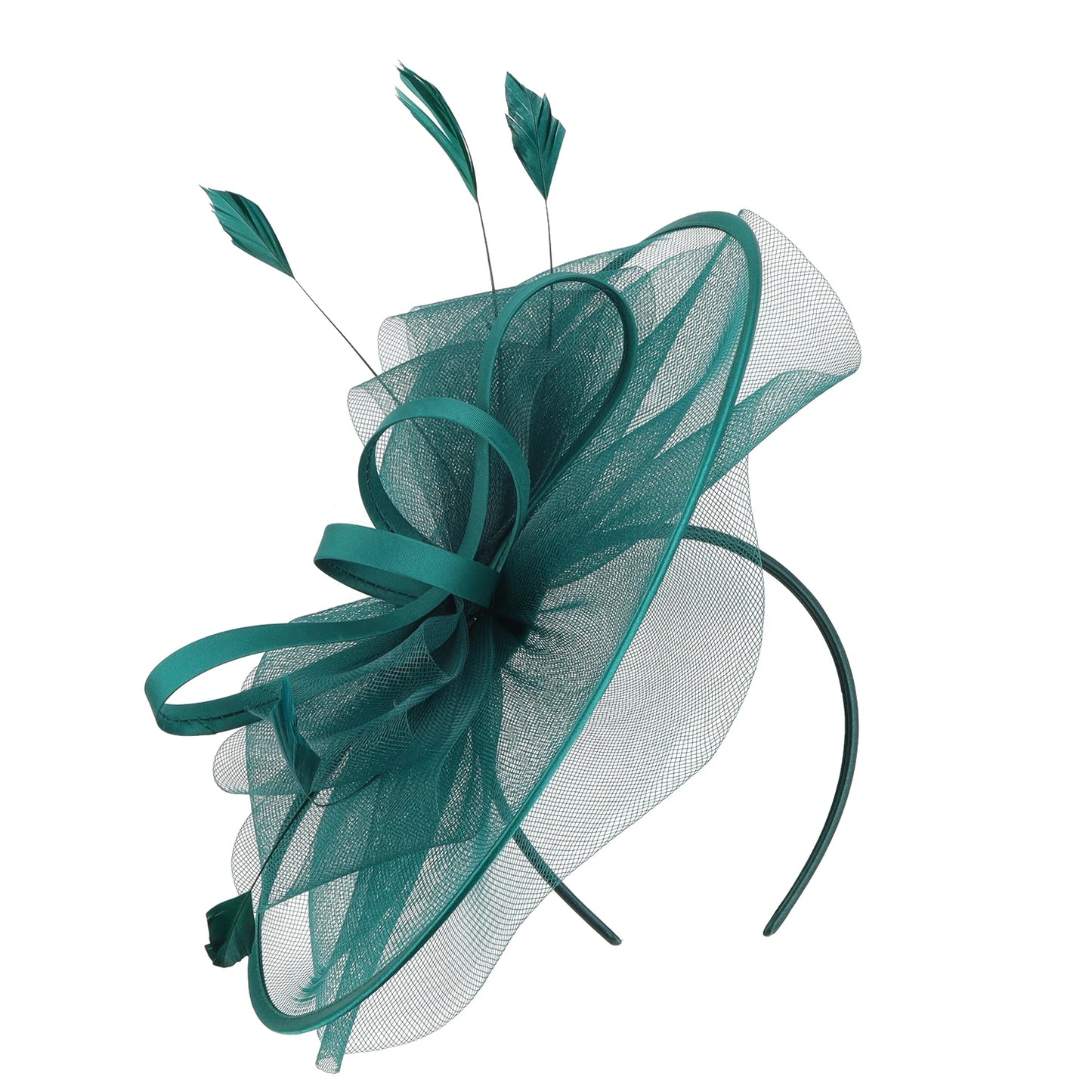 Wedding Accessories Formal Dresses Mesh Fascinator Hats Headwear Kentucky Derby Headpiece for Ladies Hair Accessories Ｗomen