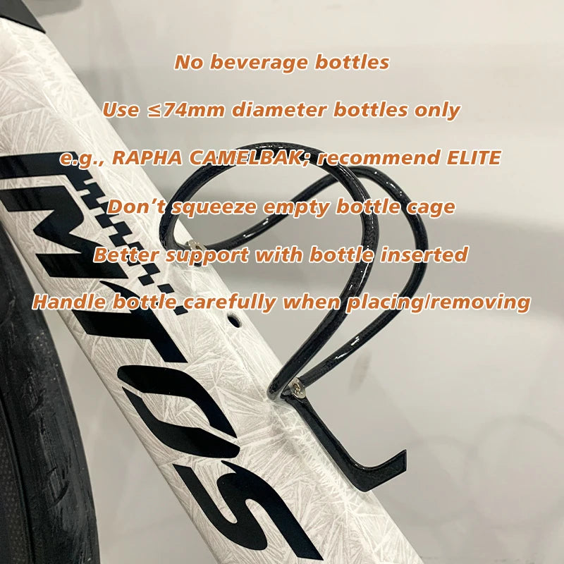 7/9g Ultralight Carbon Bottle Cage Bicycle Water Bottle Holder Road Bike MTB Matte/Glossy Cup Cycling Accessories Titanium Alloy