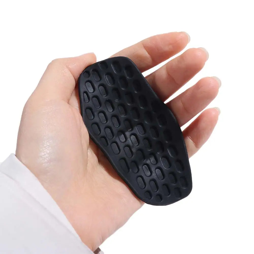 1 Pair Ergonomic Weight Lifting Grips Anti-slip Honeycomb-shaped Workout Gym Gloves Thicken Silicone Silicone Palm Grips