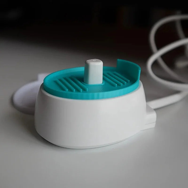 2pcs Electric Toothbrush Charging Base Protective Mat for Draining Water Keep The Charging Base Free from Dirt And Residue