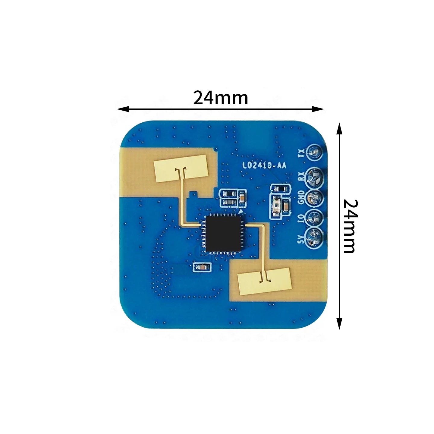1-20Pcs HLK-LD2410-AA Human Presence Sensing 24G BLE Human Presence Radar Sensor 9m Detection Range Max 6m Hanging Mount Height