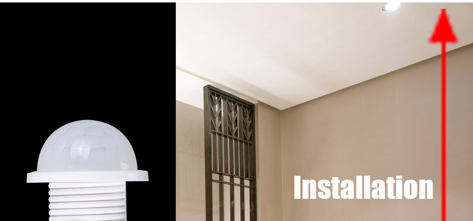 AC110-240V Automatic Sensor Light Switch LED PIR Infrared Motion Sensor Detection Mini LED Sensitive Night Light Indoor Outdoor