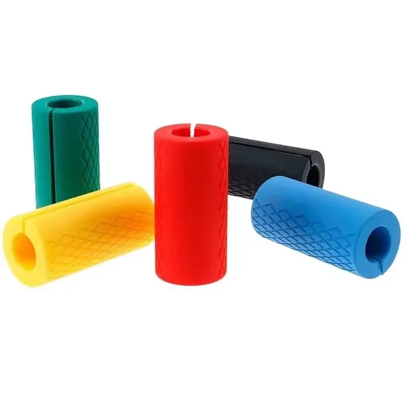 Thick Bar Grips Non-Slip Silicone Fat Bar Dumbbell Barbell Sleeves Weightlifting for Gym Home Workout Muscle Growth Wrist Guard