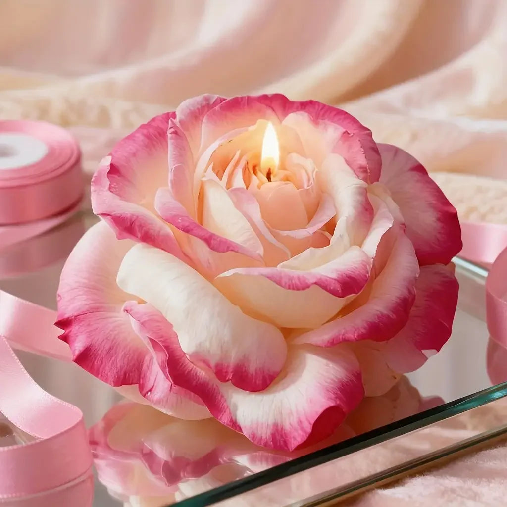 1 Piece 3D Elegant Rose Silicone Mold - Reusable Flexible Mold for Candles, Resin Art, Handmade Soap and Clay Making, Delicate Petal Design, Home Decoration, Valentine's Day Gift, Floral Shapes, Special Gift for Craft Enthusi