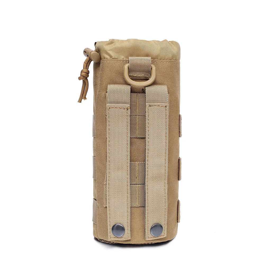 Travel Tactical Molle Water Bottle Bag Pouch Holder Camping Hiking Cycling Fishing Hunting Water Bottle Kettle Carrier