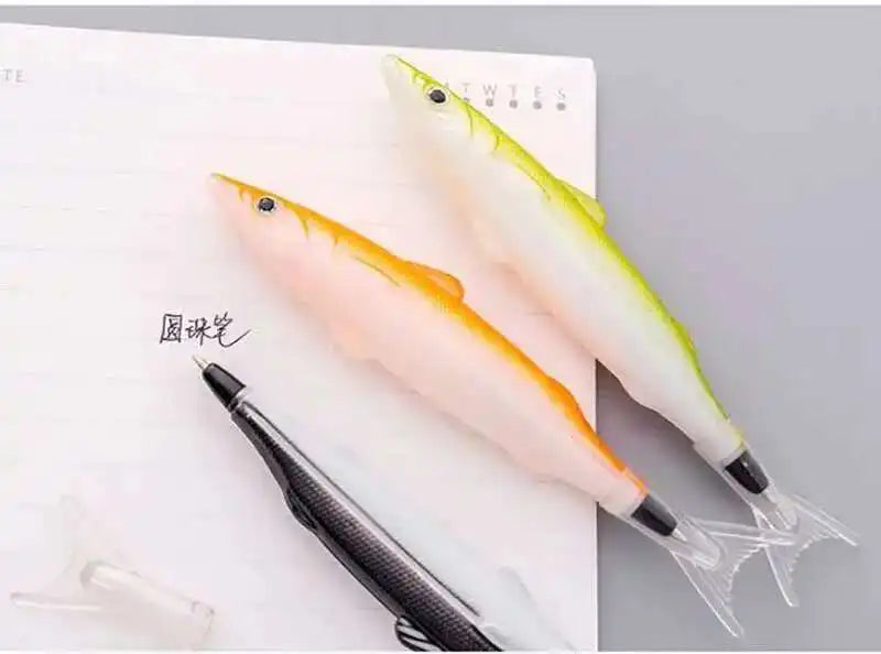 1 Piece Lytwtw's Cute Kawaii Sea Fish Stationery Creative Ballpoint Pen Office School Supply Novelty Funny Lovely Pens