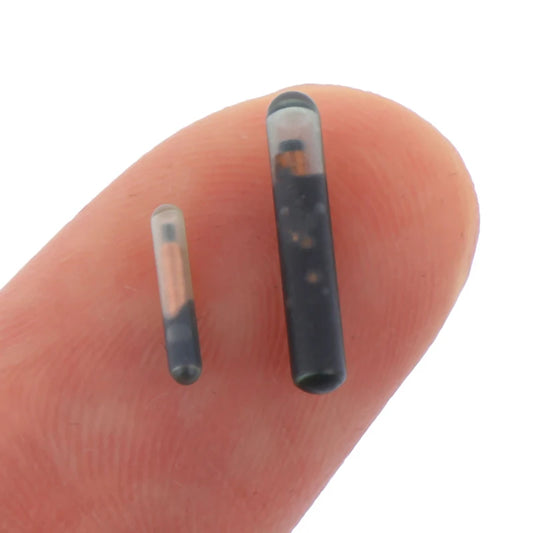 【AD】1pc 125KHZ 2.12*12mm/1.25*7mm Microchip Animal RFID tag with EM4305 chip ISO11784/5 FDX-B for Fish dog cat idetification