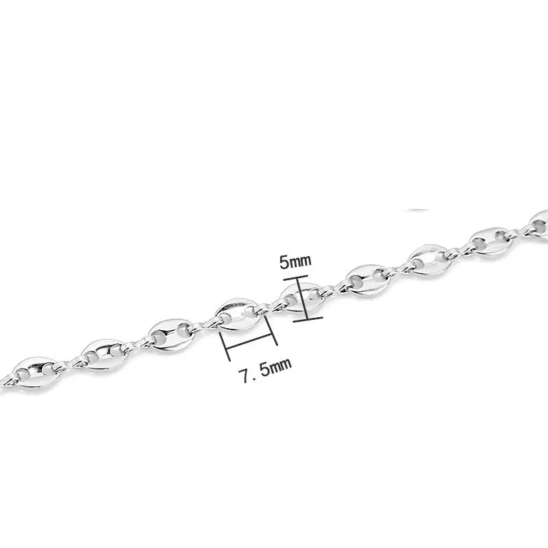 1 Meter Stainless Steel Large Heavy Chunky Hip Hop Punk Link Gold Color Chains DIY Jewelry Materials Handmade Necklace Bracelets