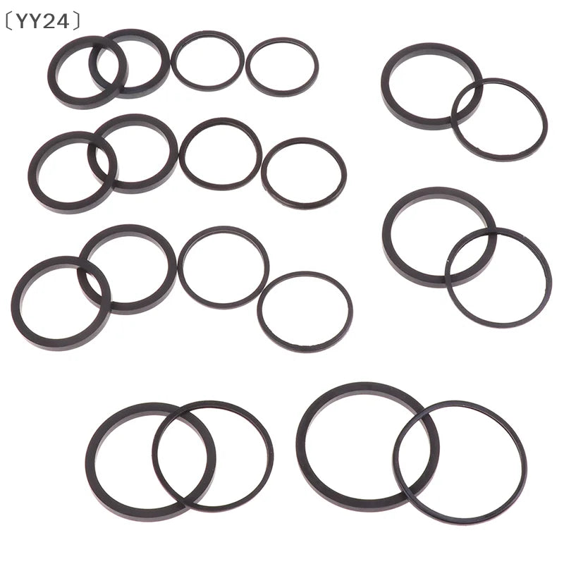 〔YY24〕4 Pcs PE Wear-Resistant Sealing Ring Motorcycle Mountain Road Bike Disc Brake Caliper Sealing Ring O-Ring Brake Piston