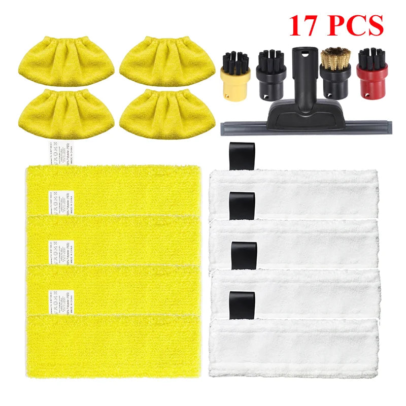 【New】Microfiber Mop Cloths For Karcher Easyfix C1 SC2 SC3 SC4 SC5 SC7  Handheld Vacuum Cleaner Pad Cover Steam Mop Accessories