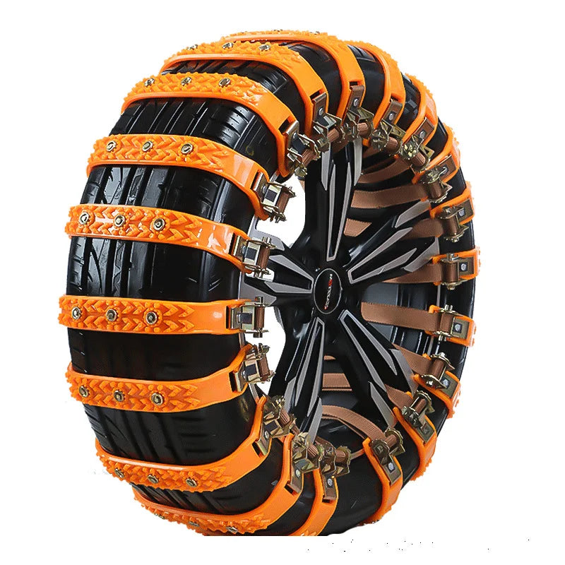 Winter Car Anti-skid Snow Chains General Car Tire Wheels Chains Outdoor Emergency Wheel Snow Chains Truck Auto Tires Accessories