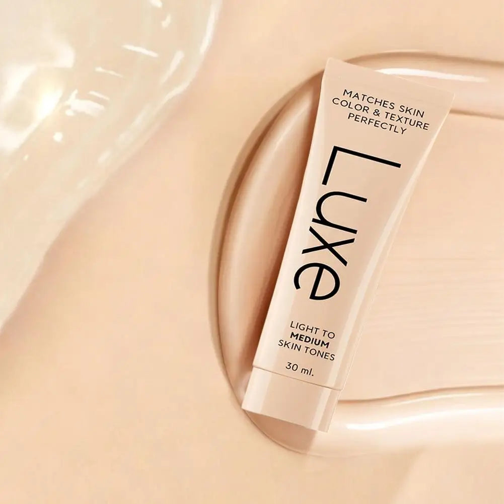 Luxe Color Change Waterproof Concealer Foundation, Full Coverage for Acne, Scars & Uneven Skin Tone, Long-Lasting Face Makeup