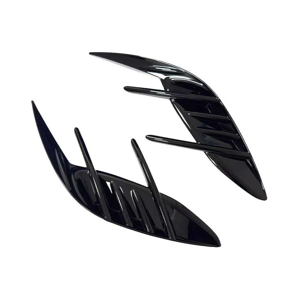 2PCS For KIA Stinger 2018-2023 Car Front Rear Bumper Spoiler Fender Side Vent Cover Canard Splitter Trim Auto Accessories