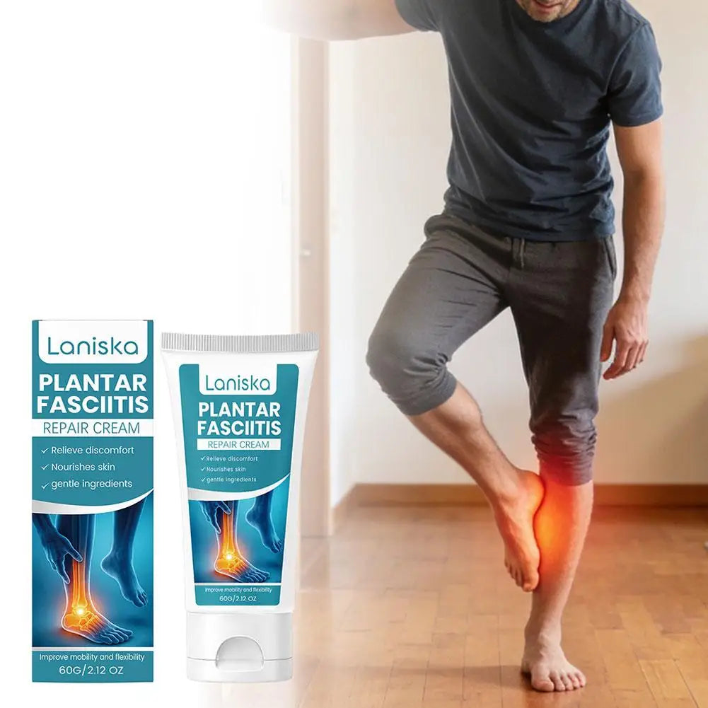 Natural Plantar Fasciitis Relief Cream for Heel Spurs Achy Feet Treatment Legs Gel Cream Cooling Refreshing Moisturizing Care
