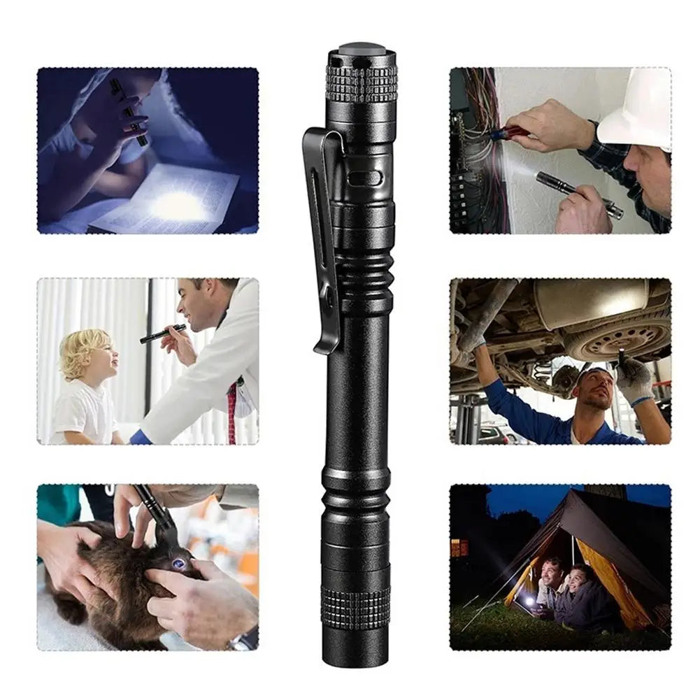 1000 Lumens COB Work Light Flashlight, Waterproof Mini Pocket Penlight for Repair, Outdoor, Emergency,Electrician