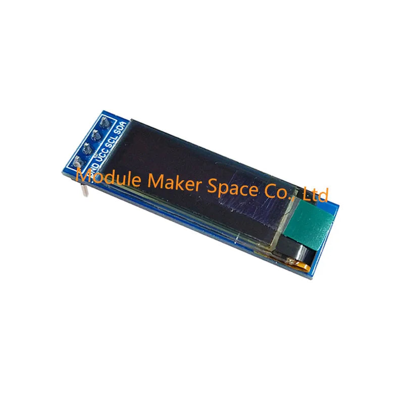 0.91' OLED Display Module 128*32 SSD1306 Vertical Screen - I2C 4-Pin Interface for Arduino/Embedded Systems for Lot Smart Home