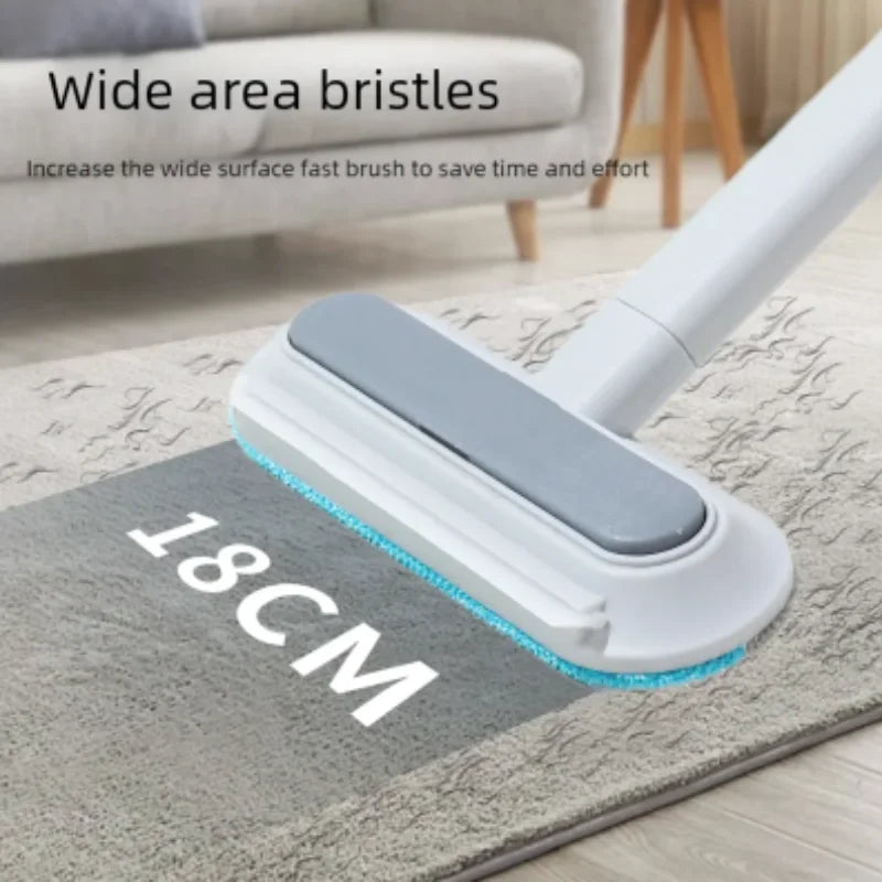3 In 1 Pet Hair Remover Brush Long Handle Tool For Cat Dog Fur Sofa Window Lint Roller Scraper Household Gadget