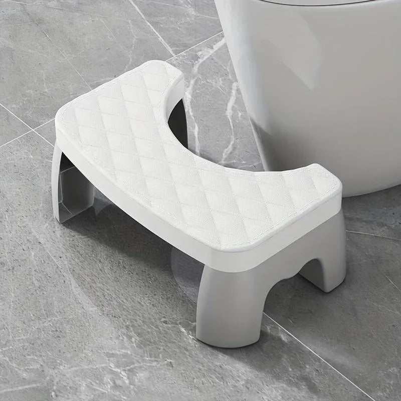 Toilet Potty Stool, Anti-slip Toilet Footstool Bathroom Assistance Step Stool for Adults Kids All Ages Home Bathroom Supplies