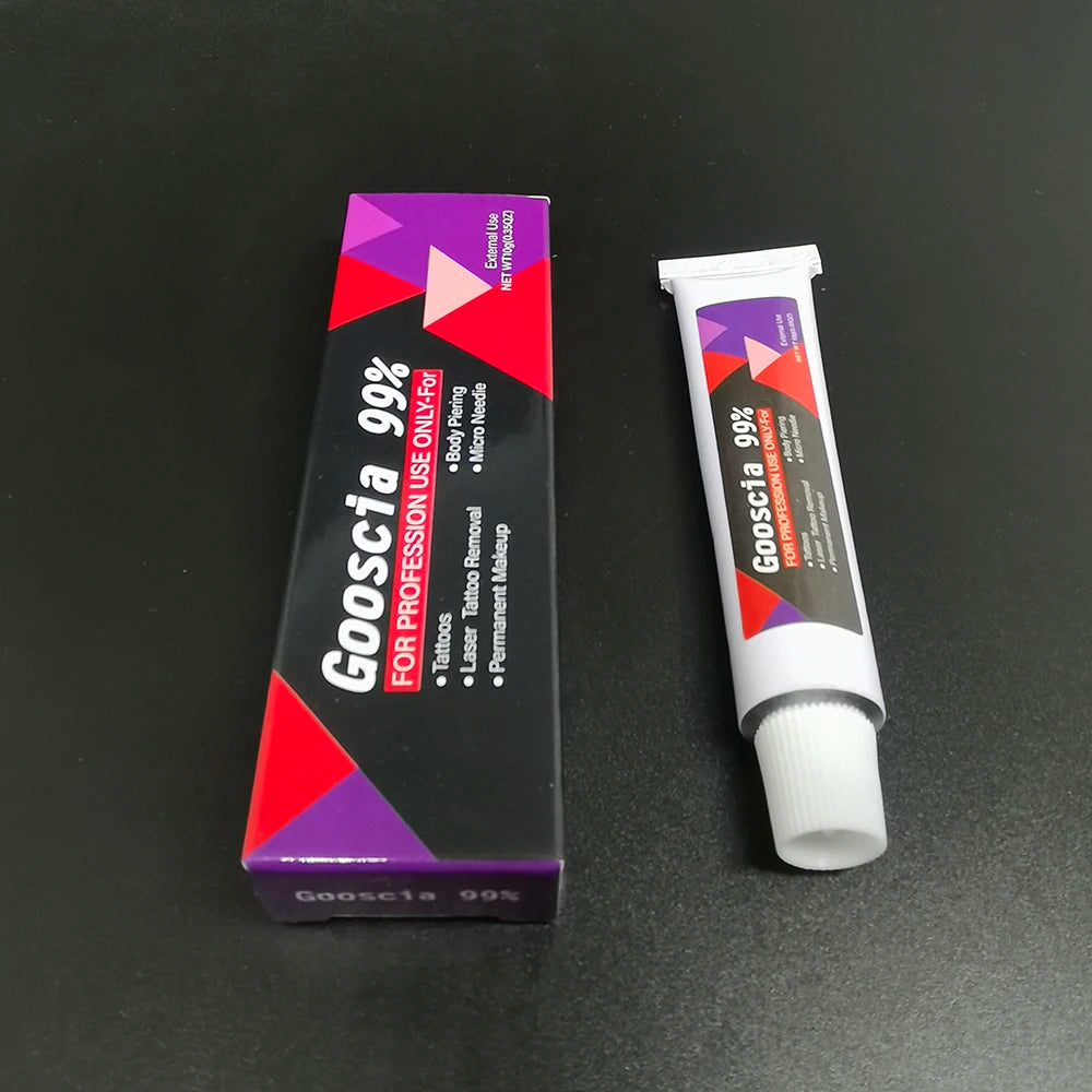 New Arrival 99% Gooscia Tattoo Cream 10g Before Permanent Makeup Microblading Eyebrow Lips Auxiliary Cream Tattoo Removal