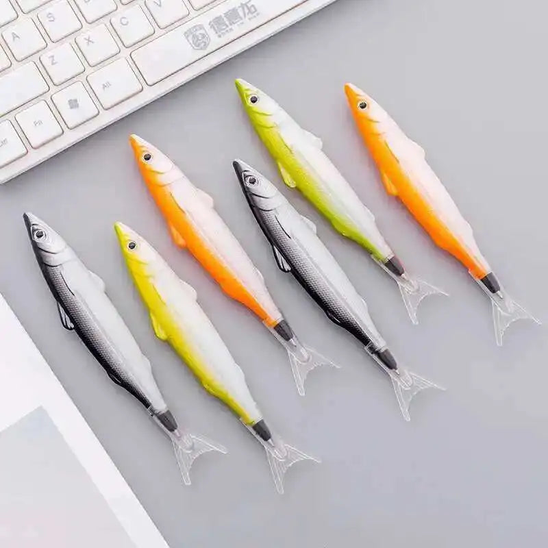 1 Piece Lytwtw's Cute Kawaii Sea Fish Stationery Creative Ballpoint Pen Office School Supply Novelty Funny Lovely Pens