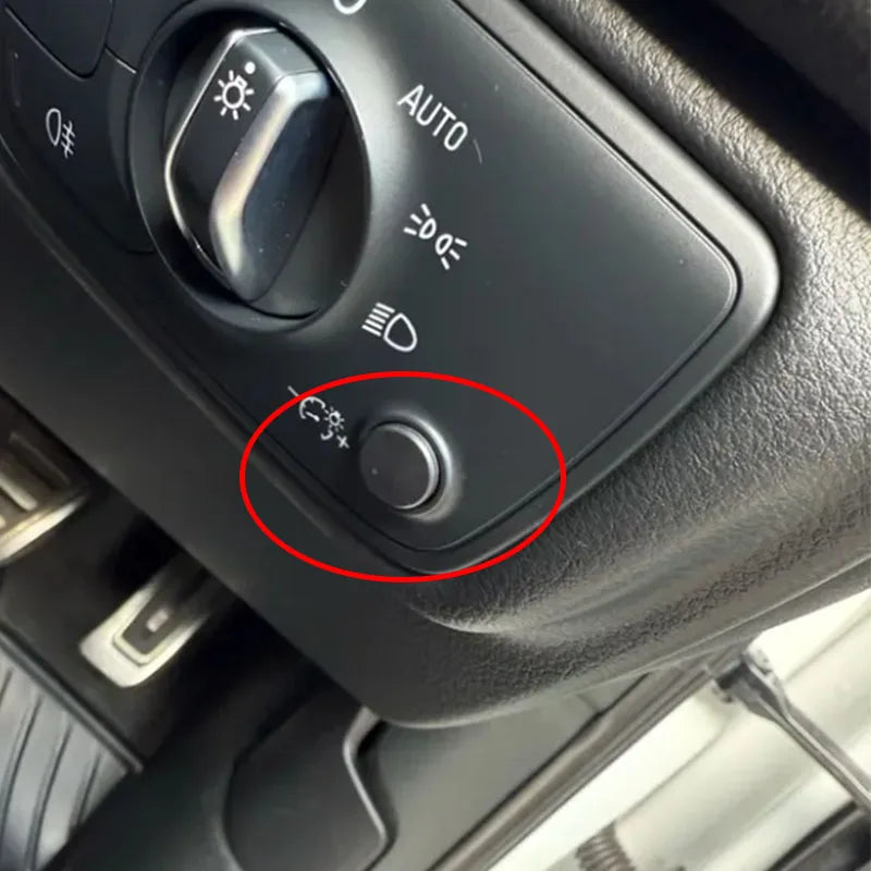 4G0941158D Headlight Switch Brightness Adjustment Knob Cover Automobiles Parts Accessories Car Decoration Stuff For Audi A6 A7