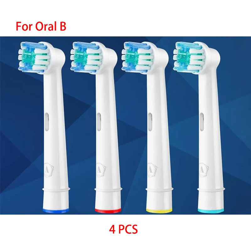 4/8/16 Pcs Electric Toothbrush Replacement Head Soft Dupont Bristle Tooth Brush Heads For Oral B Toothbrush Nozzles SB-17A