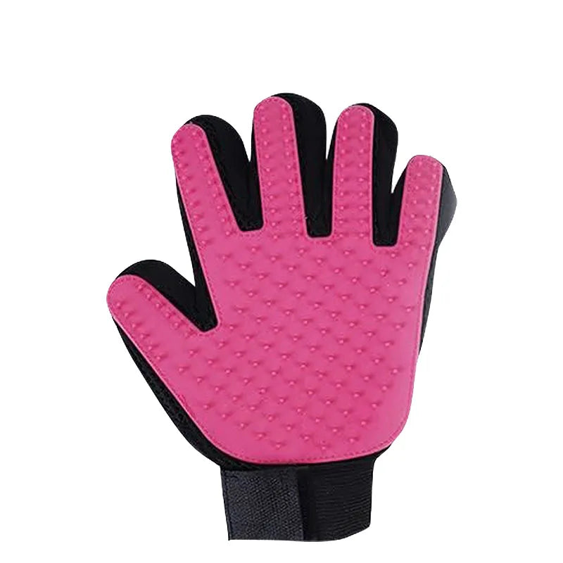 Pet Grooming Gloves Cat Dog Hair Remover Rubber Massage Brush Effective Floating Hair Cleaning Comb
