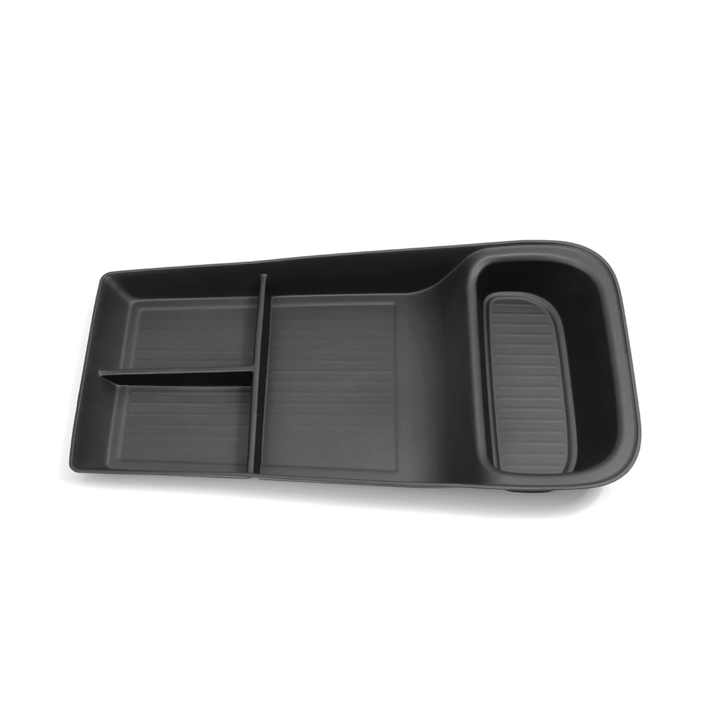 Smabee LHD for Polestar 4 2023 2024 Car Storage Box Center Console Lower Layer Storage Tray Organizer Interior Accessories Black