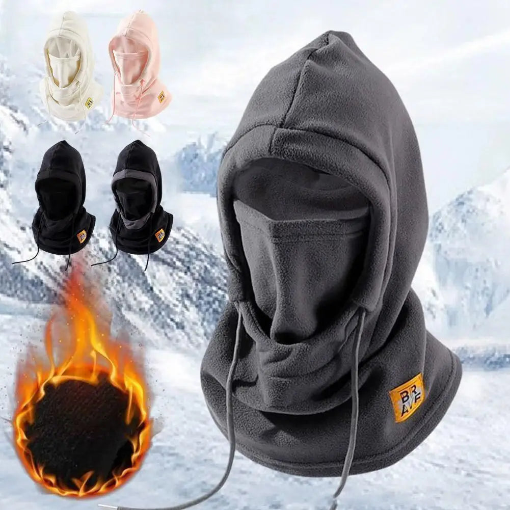 Winter Warm Hat with Mask and Neck Warmer 3-in-1 Windproof Balaclava for Men Women Masked Hat Cycling Cold Weather Protection