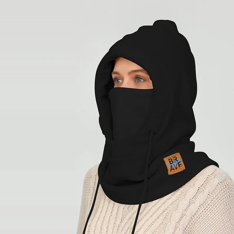 Winter Warm Hat with Mask and Neck Warmer 3-in-1 Windproof Balaclava for Men and Women Masked Hat Cycling Cold Weather Protectio