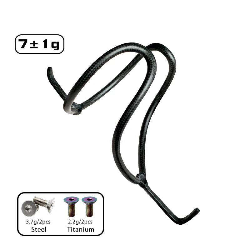 7/9g Ultralight Carbon Bottle Cage Bicycle Water Bottle Holder Road Bike MTB Matte/Glossy Cup Cycling Accessories Titanium Alloy